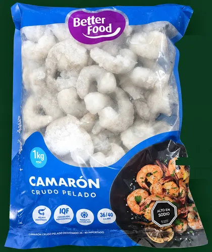 Camarones crudos 36/40