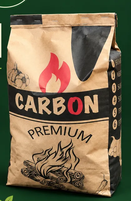 Carbón de aromo y eucaliptus