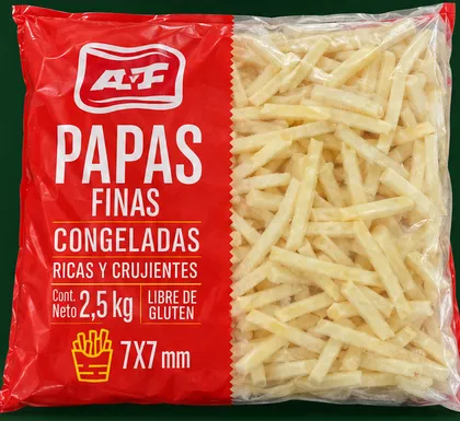Papas fritas AyF finas 7 mm